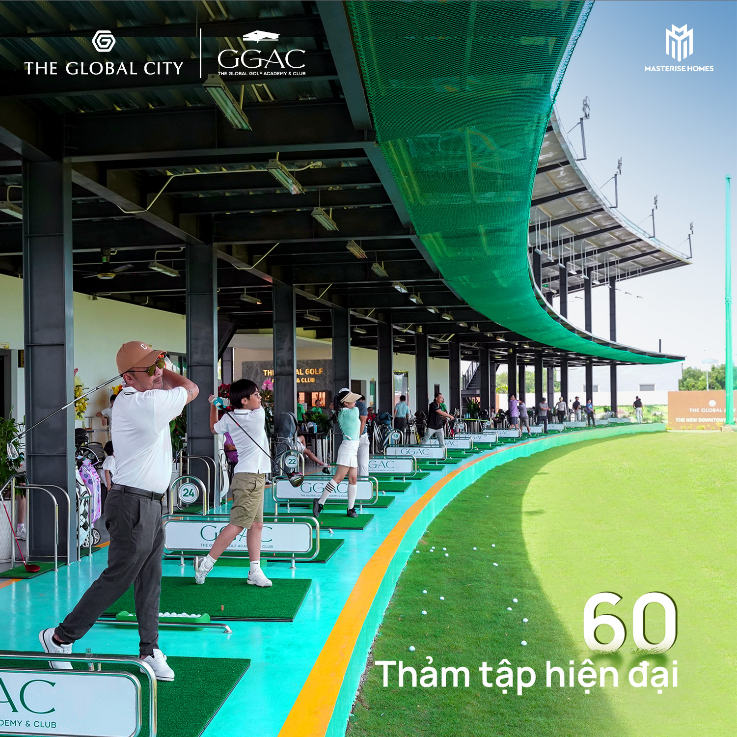 60 thảm tập hiện đại tại the global city