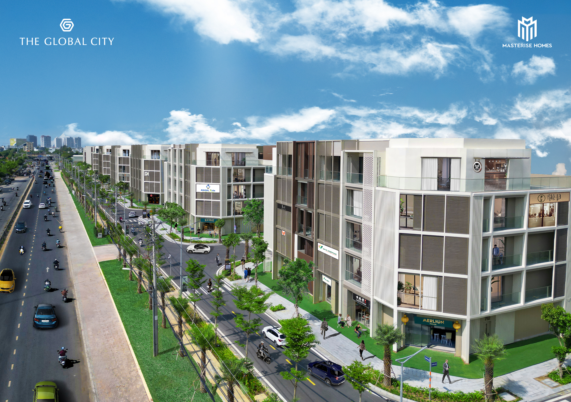 Dãy nhà phố SOHO tại The Global City