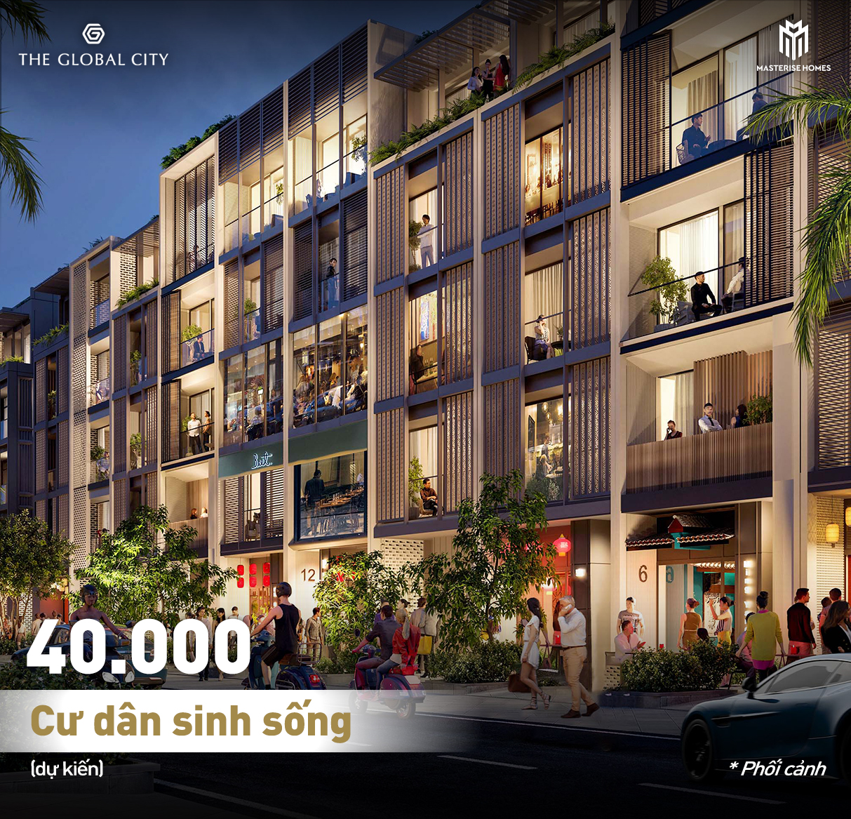 Hơn 40.000 cư dân sinh sống tại The Global City