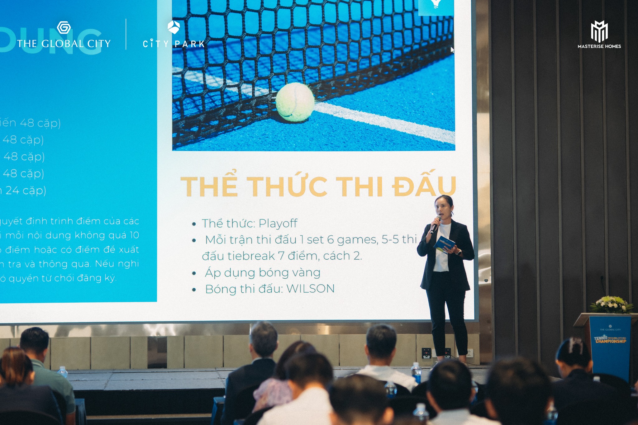 Thể thức thi đấu giải quần vợt The Global City 2024